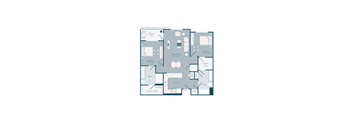 Bedroom floor plan 05 | the mansions on the park at Array La Mesa, La Mesa, CA 91942