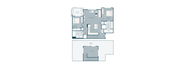 Floor plan of a house at Array La Mesa, California, 91942