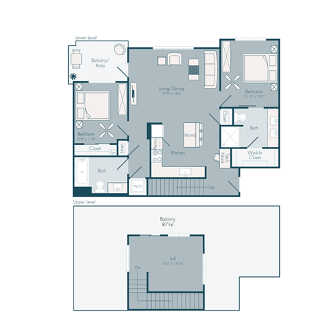 Floor plan of a house at Array La Mesa, California, 91942