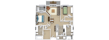 the floor plan of fountain court apartments grove