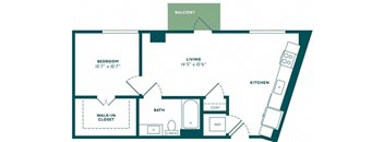 a floor plan of a house with a staircase