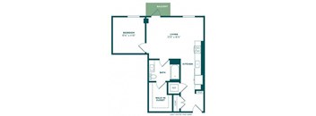 floor plan photo of the station at riverfront park in denver, co