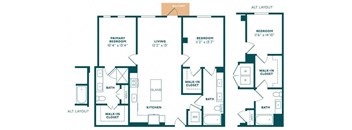 floor plan photo of the princeton in orlando, fl
