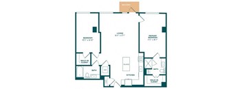 rm floor plan | luxury apartments in towson md | the mille brookhaven apartment