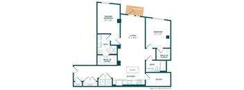 floor plan photo of the princeton in orlando, fl