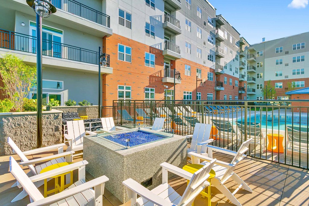 our apartments showcase a swimming pool