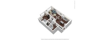 a floor plan of a small apartment