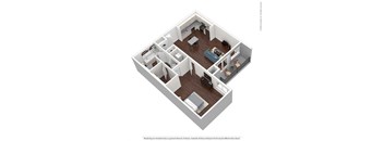 a floor plan of a small apartment
