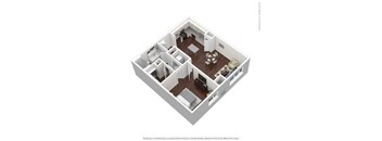 a floor plan of a small apartment