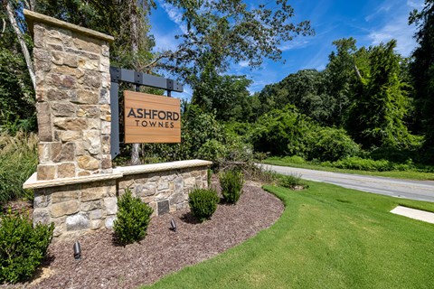 Sign at Ashford Townes Apartments, Fuquay-Varina