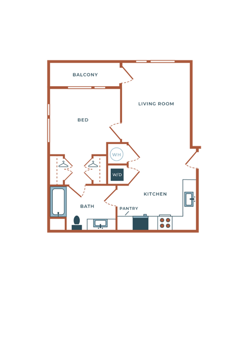 the unit plan of the residence