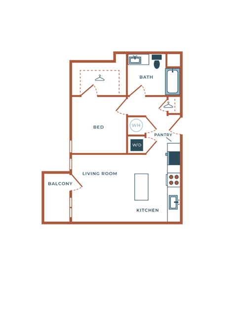 the floor plan of distinction serviced residences