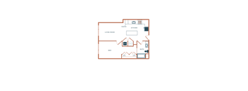 the living room floor plan