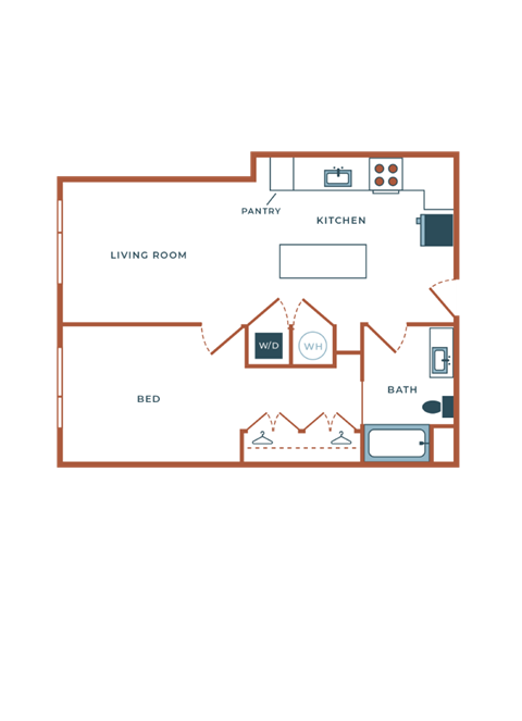 the living room floor plan