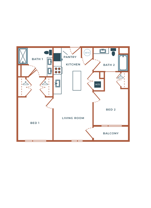 the floor plan of residence villa adagio