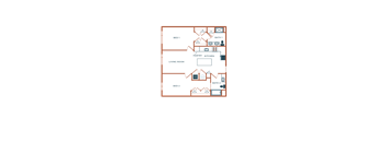 the unit plan of the residence