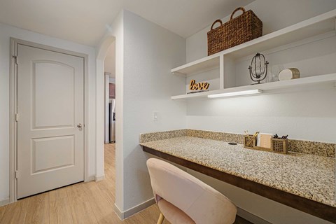 Room decor at Auxo at Memorial, Texas, 77024