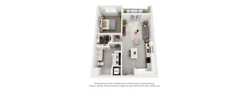 a 1 bedroom floor plan  villas at spring creek