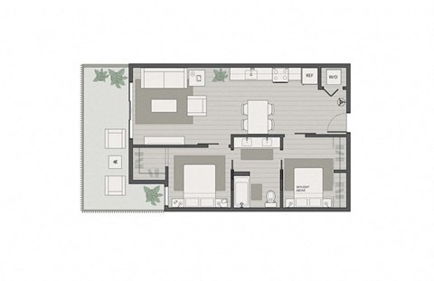 a floor plan of a house