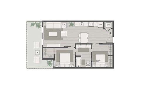 a floor plan of a house