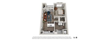 a 1 bedroom floor plan  villas at spring creek