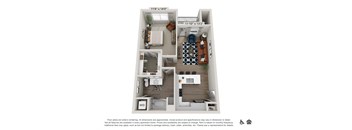 a 1 bedroom floor plan  villas at spring creek
