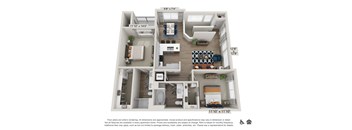a floor plan is shown in this image