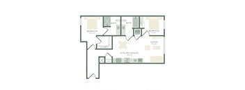 a floor plan of a unit with a floor