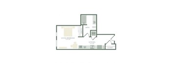 a floor plan of a house with floor plans on both sides of it