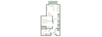 a floor plan of a building with a floor