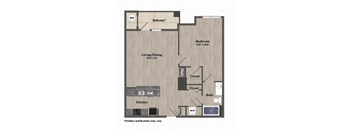 a blueprint of a floor plan of a roommates house