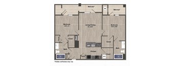 a floor plan of a roommates roommates floor plan
