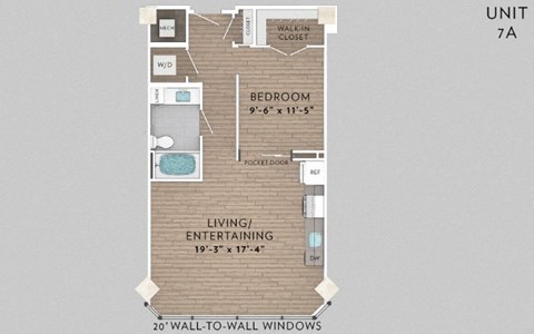 unit a floor plan  unit a apartments