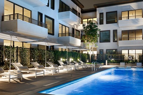 Swimming Pool at Grey House, Houston, TX