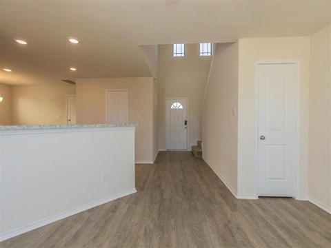 Empty room with a counter at The Village at Granger Pines, Conroe, TX, 77302