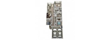 Aspen Floorplan at The Village at Granger Pines, Conroe, 77302