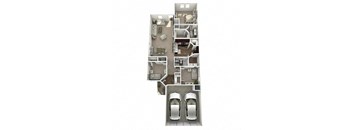 Denver Floorplan at The Village at Granger Pines, Conroe, TX