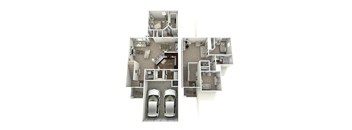 Durango Floorplan at The Village at Granger Pines, Conroe, TX, 77302
