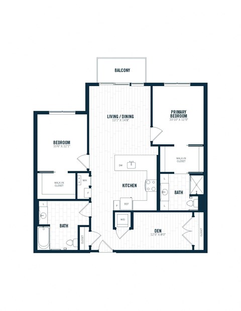 the illustration of the redesign of the 2400 sq ft floor plan