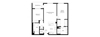 a black and white floor plan of a house