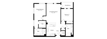 a black and white floor plan of a house