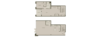 the floor plan of the apartments