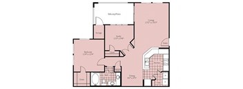 a blueprint of a floor plan of a bathroom and a bedroom