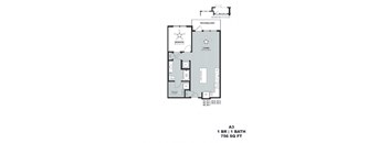 a floor plan of a 1234 sq ft roommates