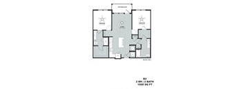 a floor plan of a bedroom apartment