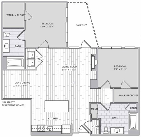 a floor plan of an apartment building with floor plans of different floors
