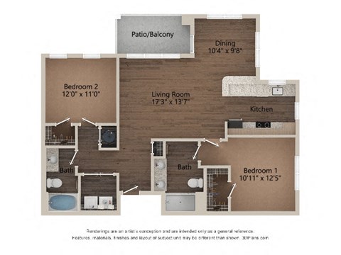 a floor plan with a bedroom and a living room