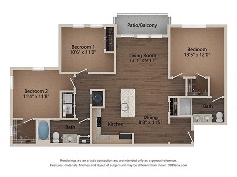 a floor plan with a bedroom and a living room