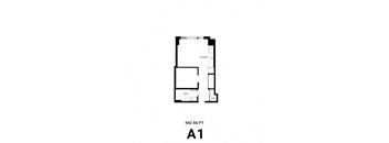 an attic floor plan with a floor plan a1 and a floorplan a2