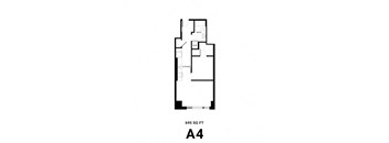a floor plan of a house with attic and a bedroom
